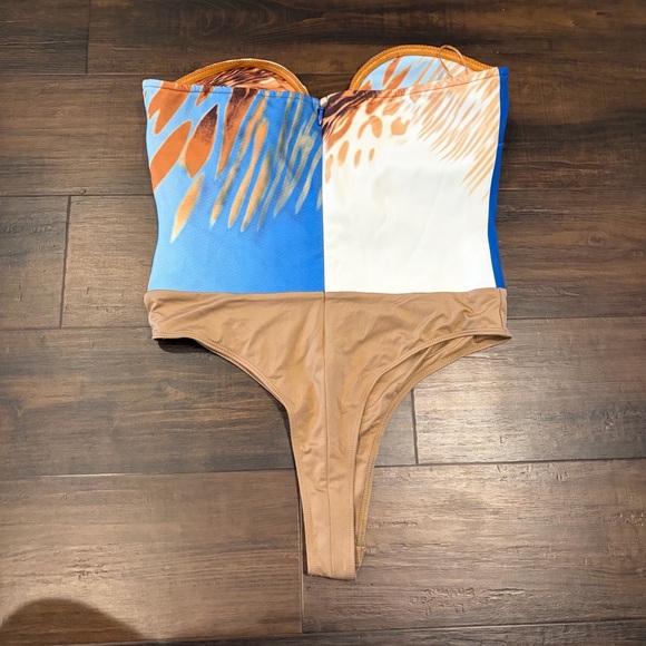 JLUXLABEL Royal Versailles Strapless Bodysuit Maxi Skirt Set NWT L - Picture 7 of 13